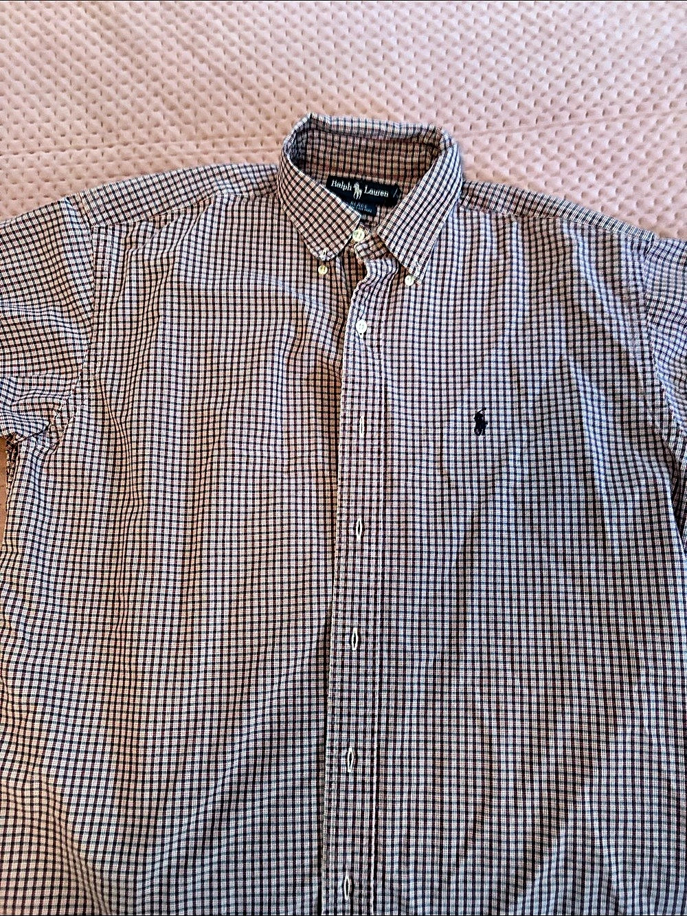 Ralph Lauren Blake Checkered Cotton Button Down